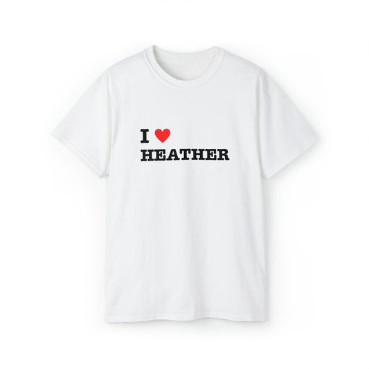 I heart Heather - Unisex Ultra Cotton Tee