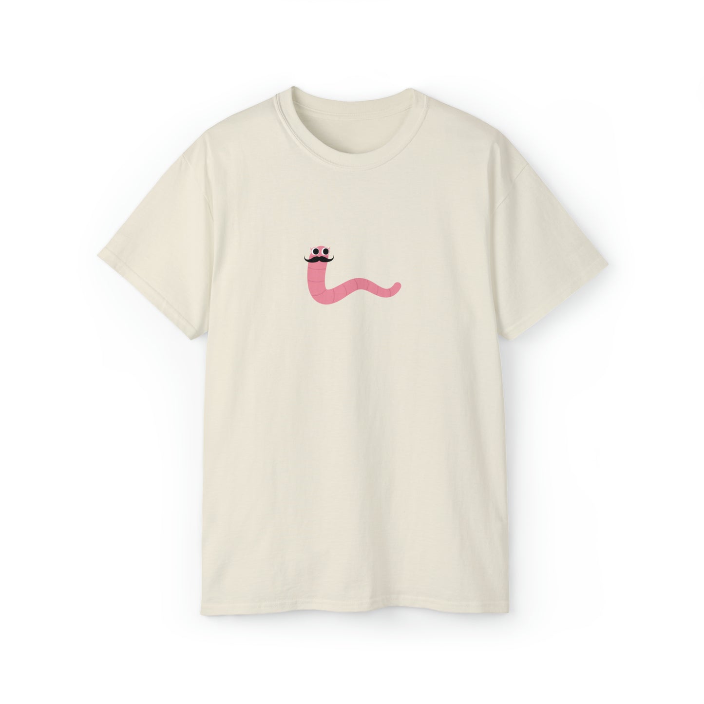 Just a worm with a mustache Unisex Ultra Cotton Tee