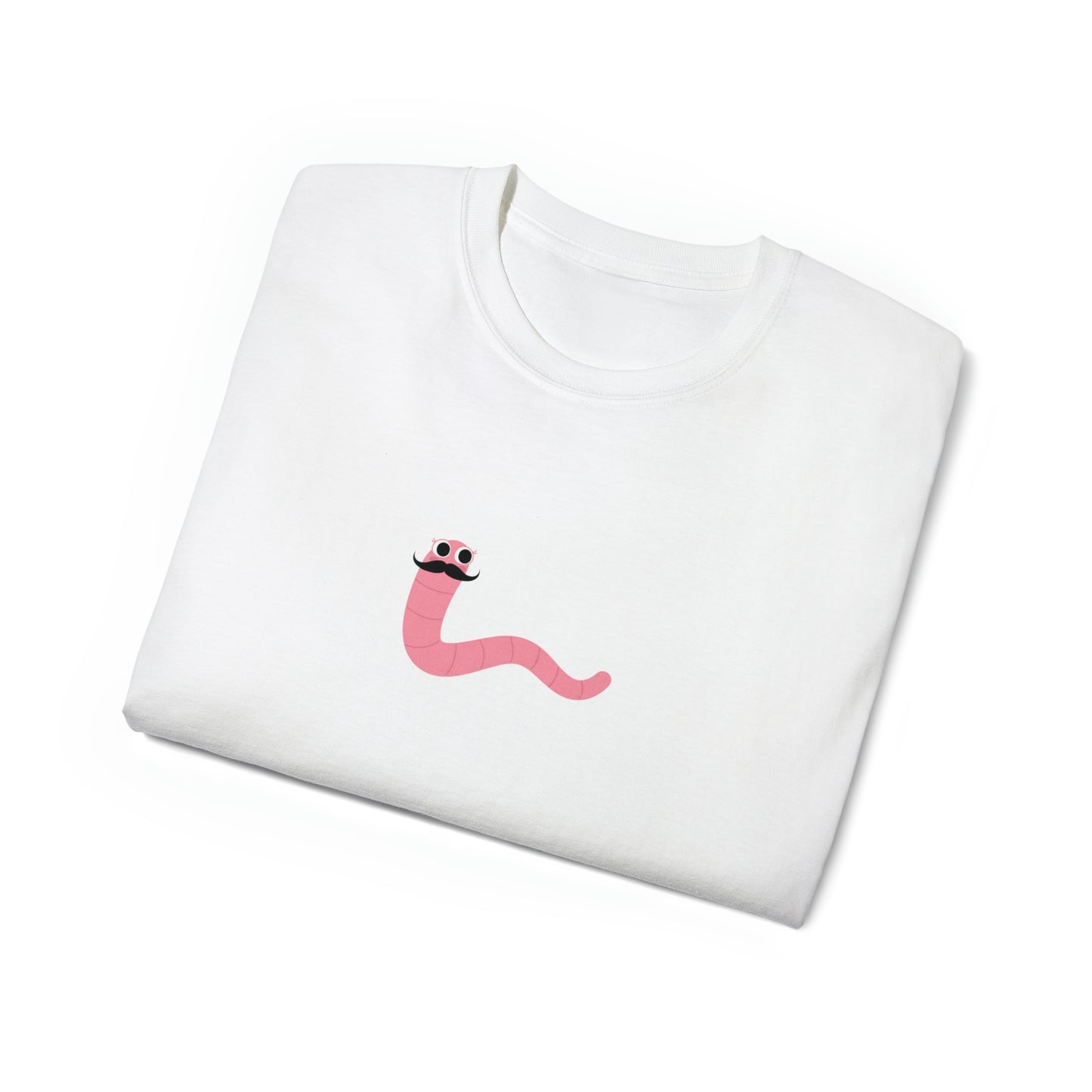 Just a worm with a mustache Unisex Ultra Cotton Tee