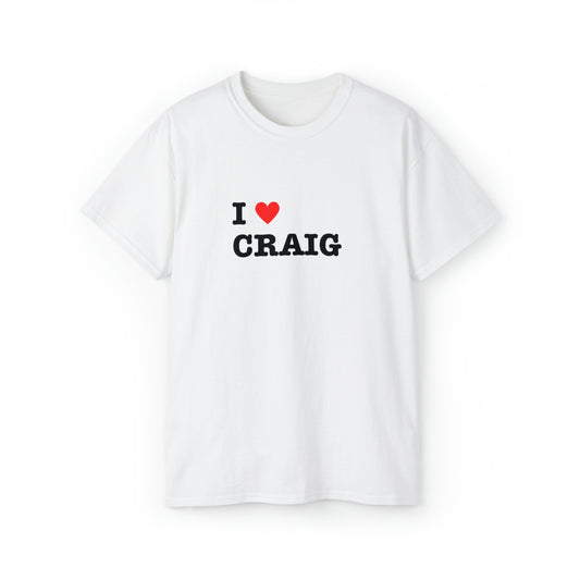 I heart Craig - Unisex Ultra Cotton Tee