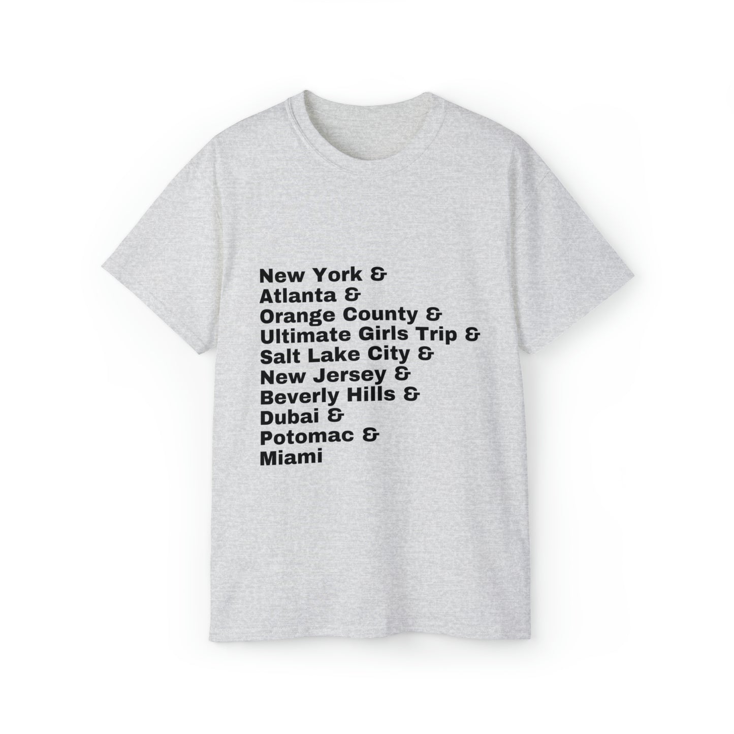 Cities of housewives - black text Unisex Ultra Cotton Tee