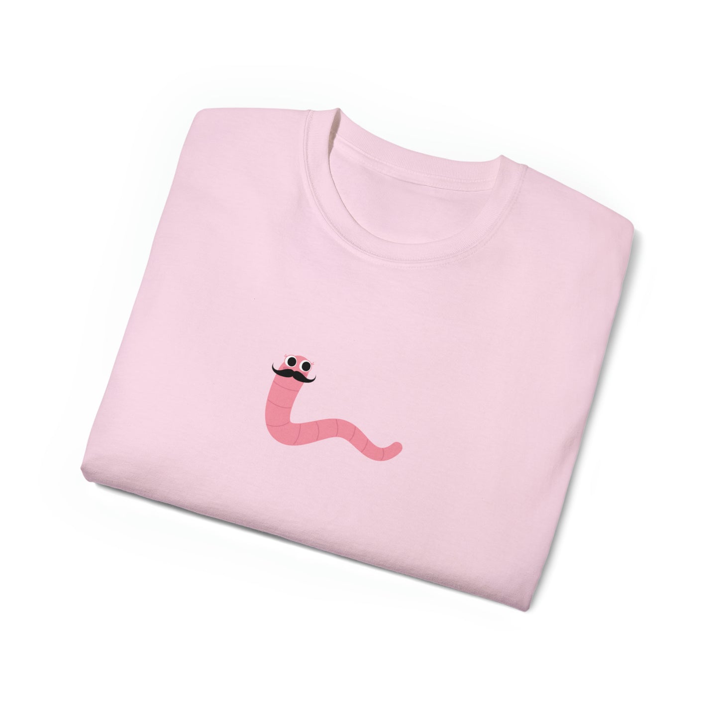 Just a worm with a mustache Unisex Ultra Cotton Tee