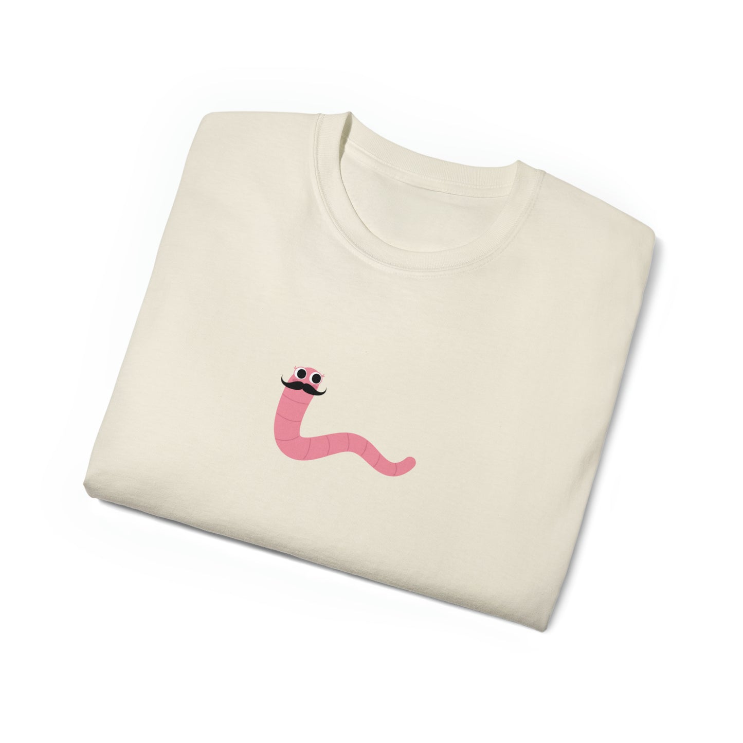 Just a worm with a mustache Unisex Ultra Cotton Tee