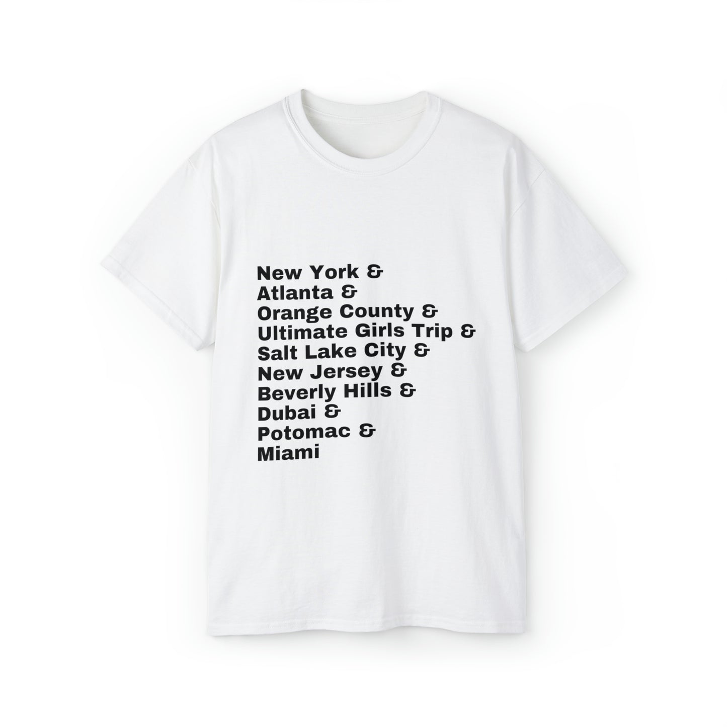 Cities of housewives - black text Unisex Ultra Cotton Tee