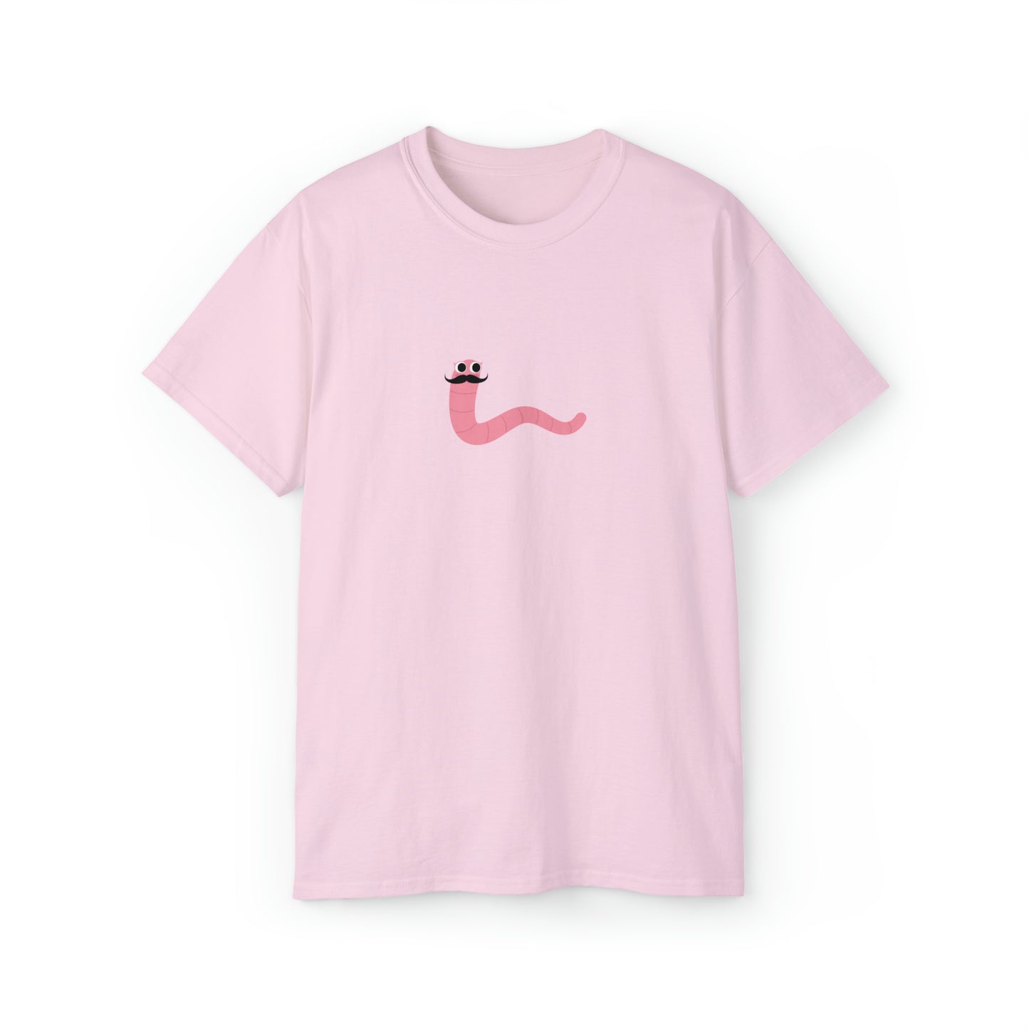 Just a worm with a mustache Unisex Ultra Cotton Tee