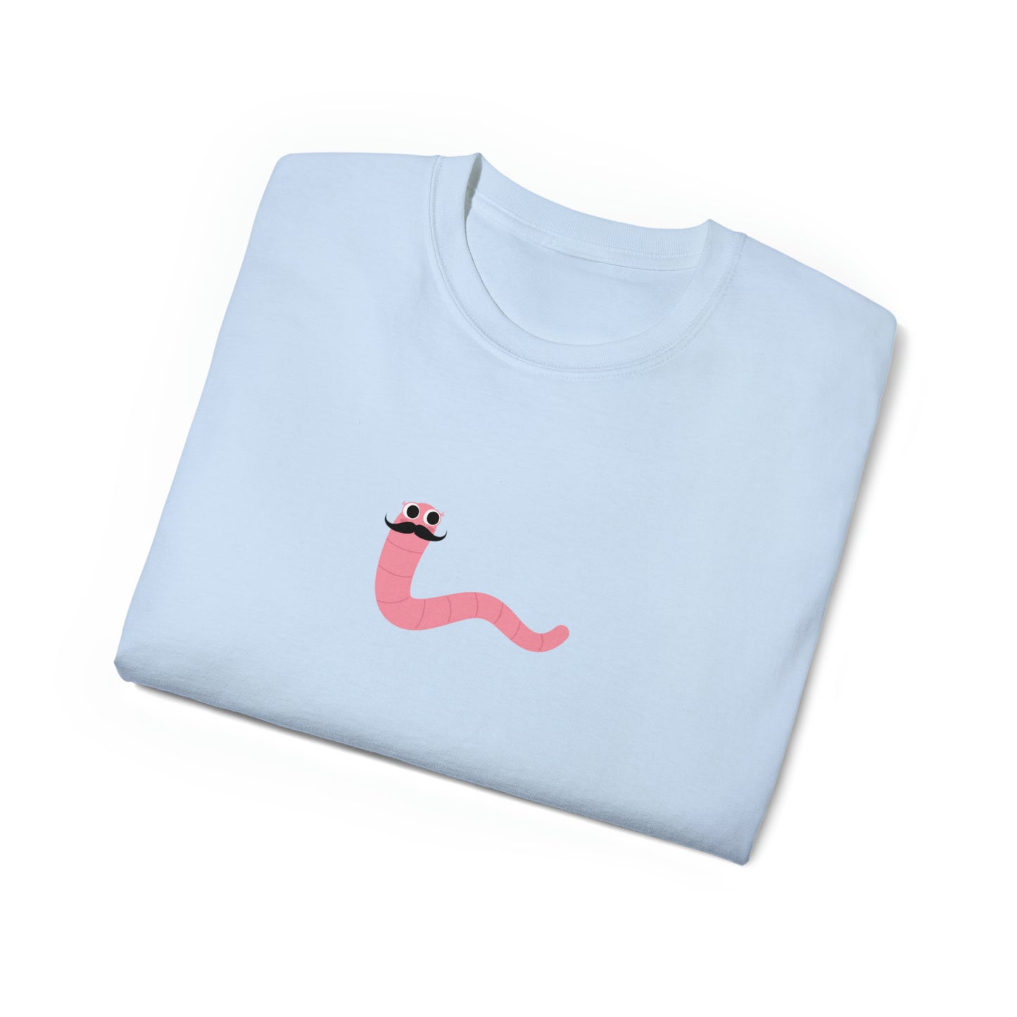 Just a worm with a mustache Unisex Ultra Cotton Tee