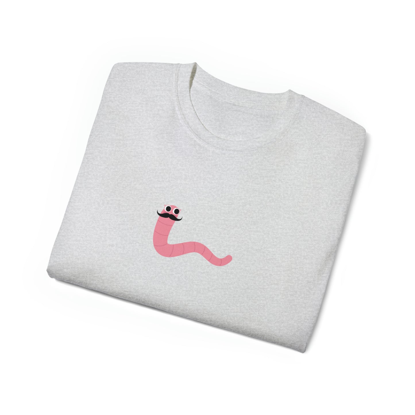 Just a worm with a mustache Unisex Ultra Cotton Tee